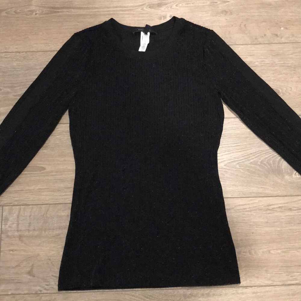 BCBG Sparkle Stripe Tee